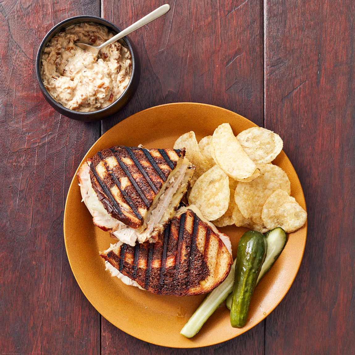 Thanksgiving Leftovers: Onion Dip Turkey Reubens (aka Rachels)