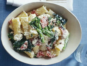 Broccoli Rabe and Salami Pasta