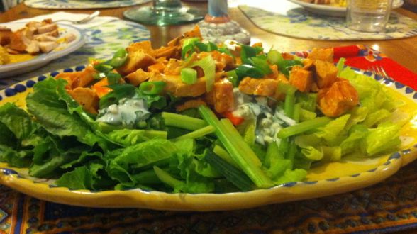 Grilled Buffalo Chicken Salad