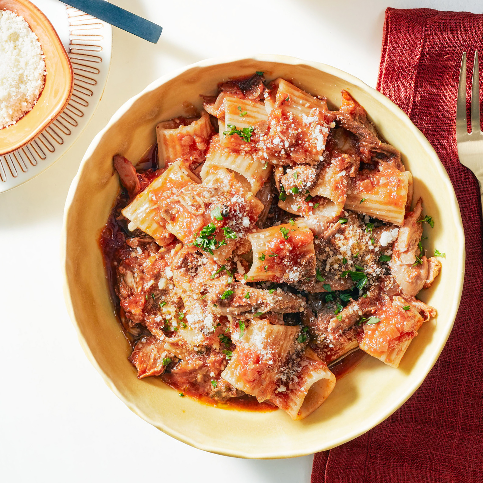 Thanksgiving Leftovers: Turkey or Chicken & Porcini Ragu