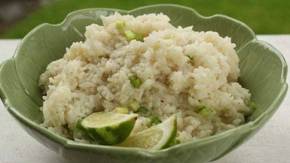 Lime and Green Onion Rice