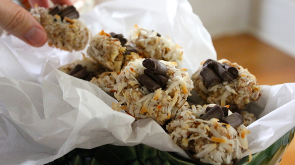 Chocolate-Coconut Thumbprints