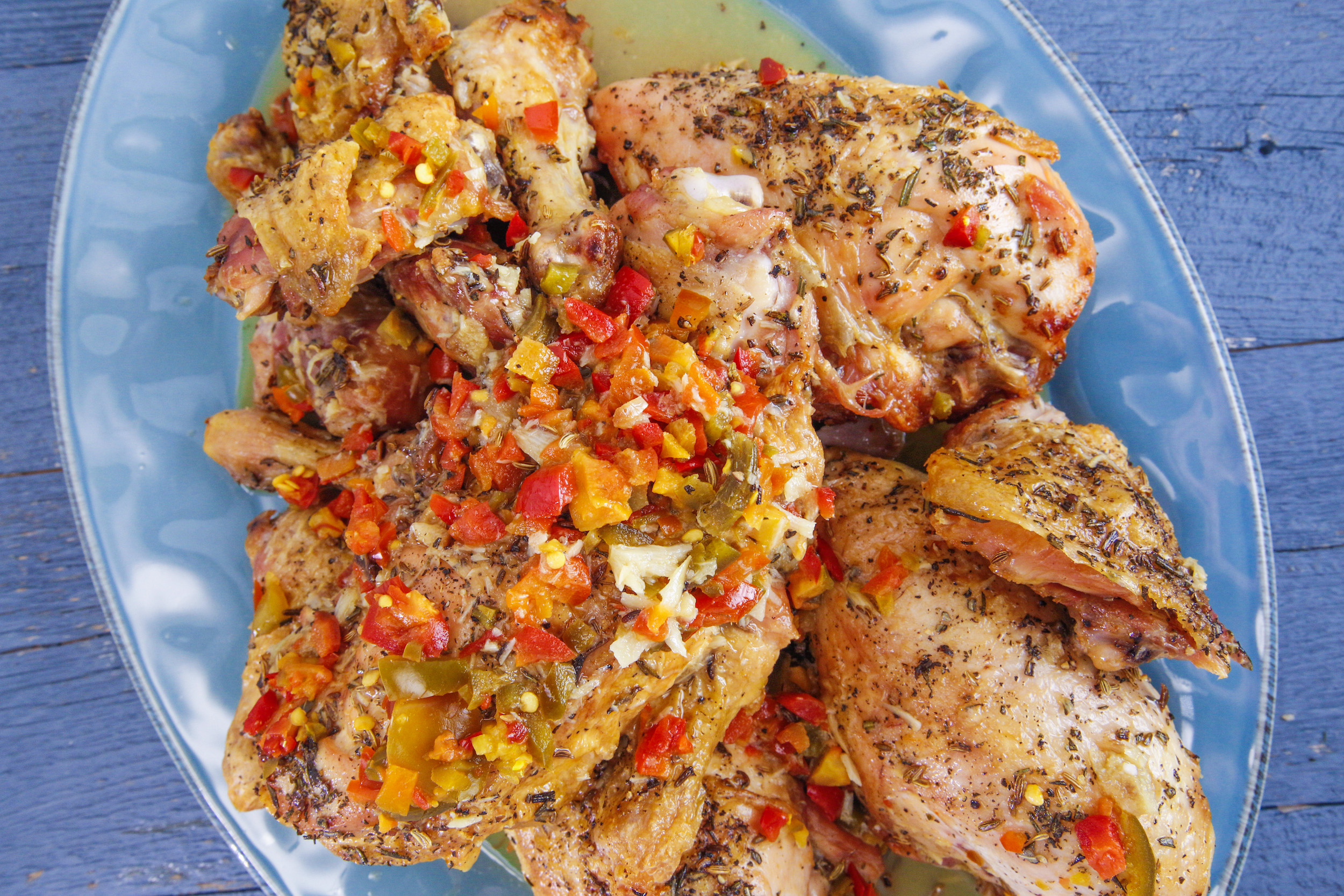 Rachael S Italian Roasted Chicken Recipe Rachael Ray