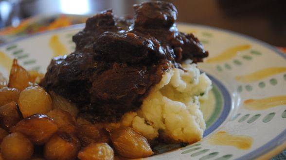 Beef and Beer Pot with Buttermilk Potatoes