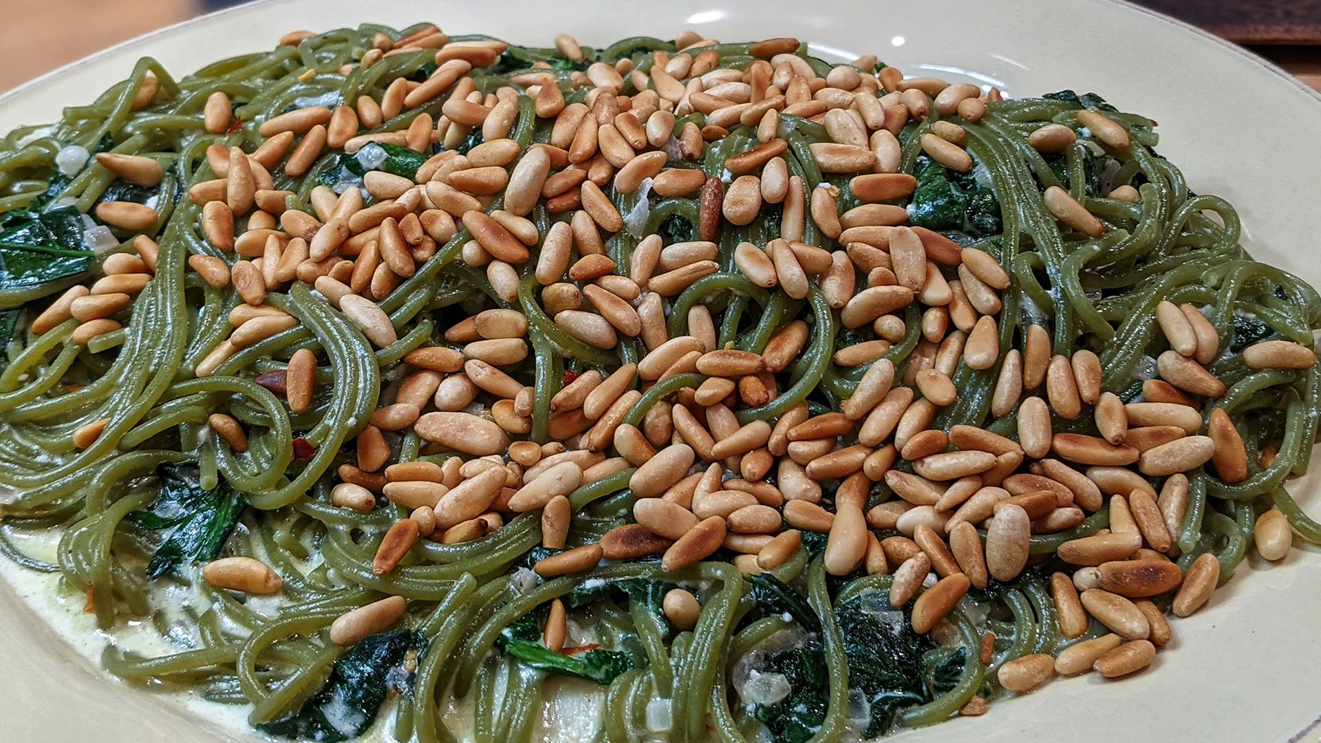 Creamy Spinach Pasta Rachael Ray Recipe Rachael Ray 8251