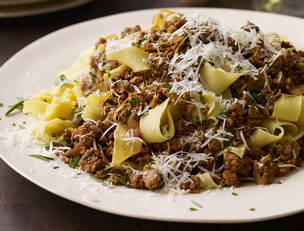 Veal and Olive Ragù with Pappardelle