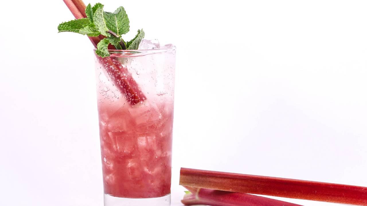 Raspberry Rhubarb Fizz | Bottom-of-the-Jar Cocktail | John Cusimano