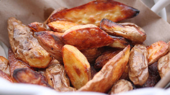 Malt Vinegar Oven Fries