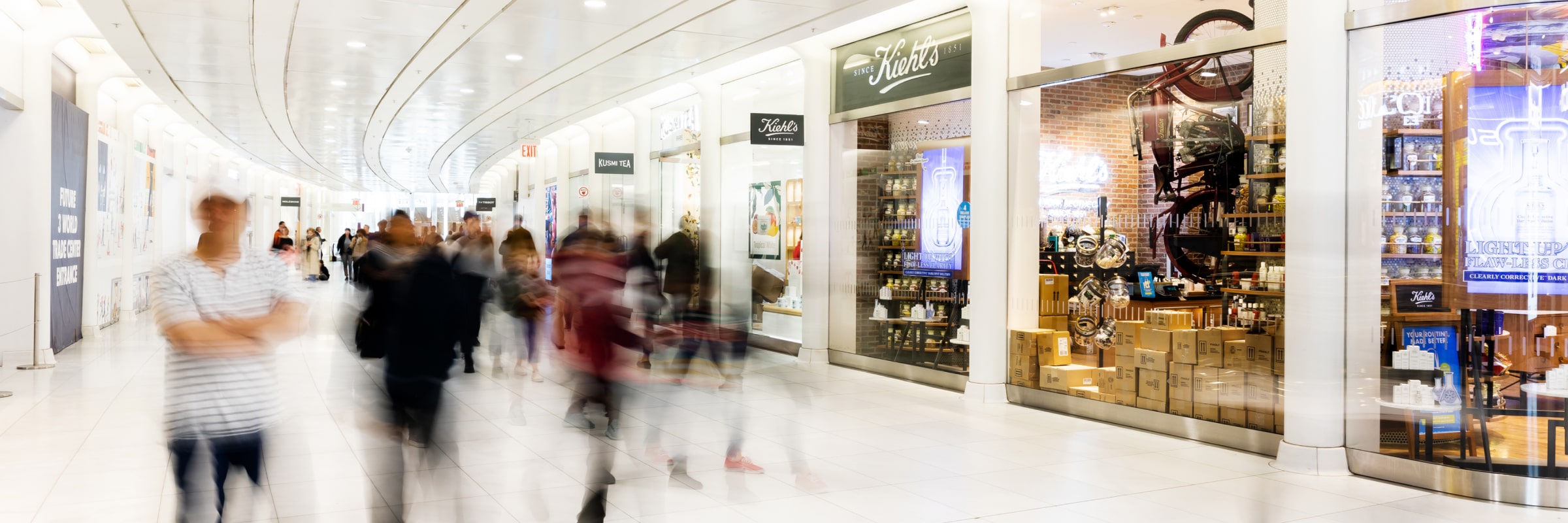 Westfield World Trade Center Shopping Mall in New York 