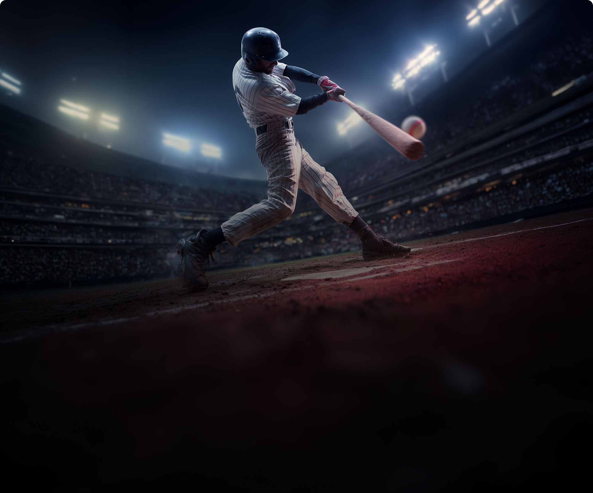 High-energy MLB hero image promoting Fanatics Sportsbook’s Long Ball Jackpot, featuring a batter connecting on a home run to highlight daily betting promotions and FanCash rewards.