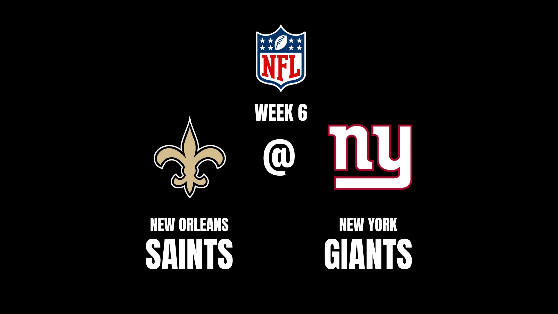 Saints vs. Giants Odds, Spreads, and Lines
