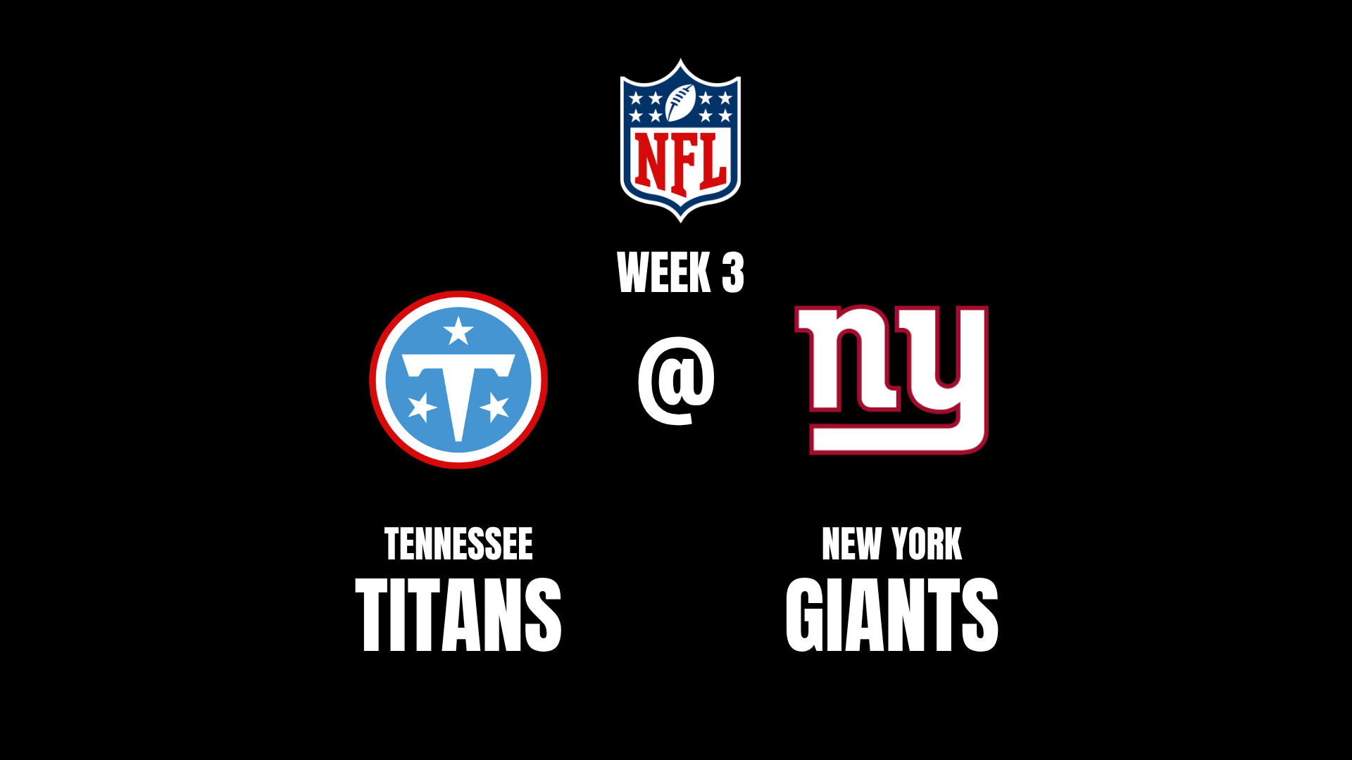 Titans vs. Giants Odds, Spreads, and Lines