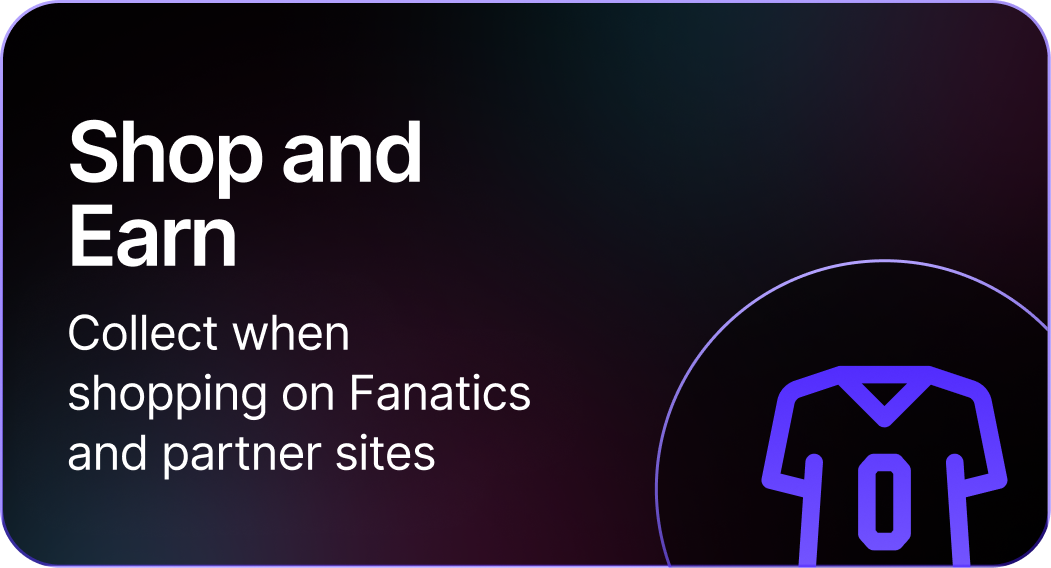 Earn FanCash rewards when shopping on Fanatics and partner sites