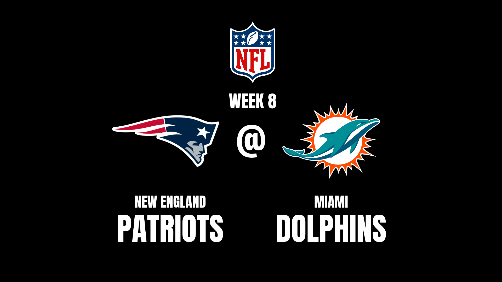Patriots vs Dolphins Image
