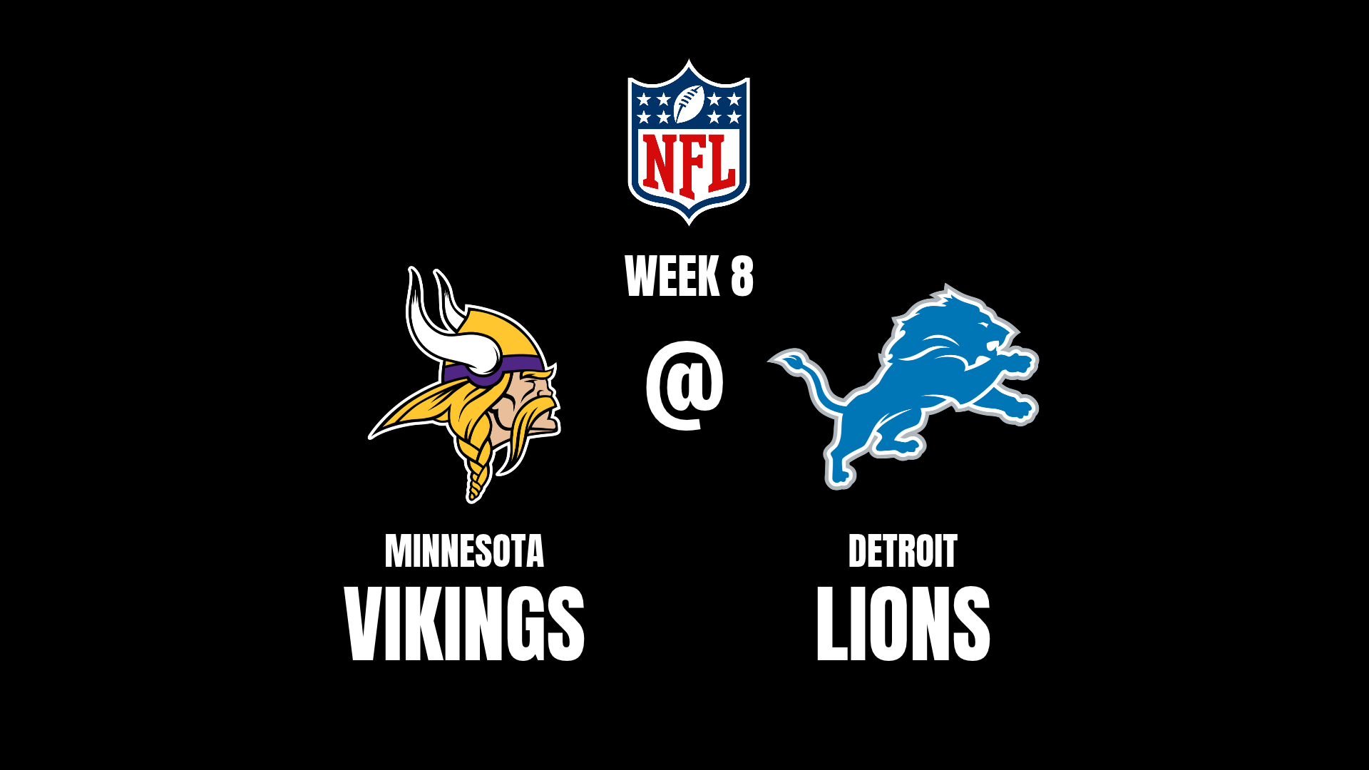 Vikings vs Lions Image