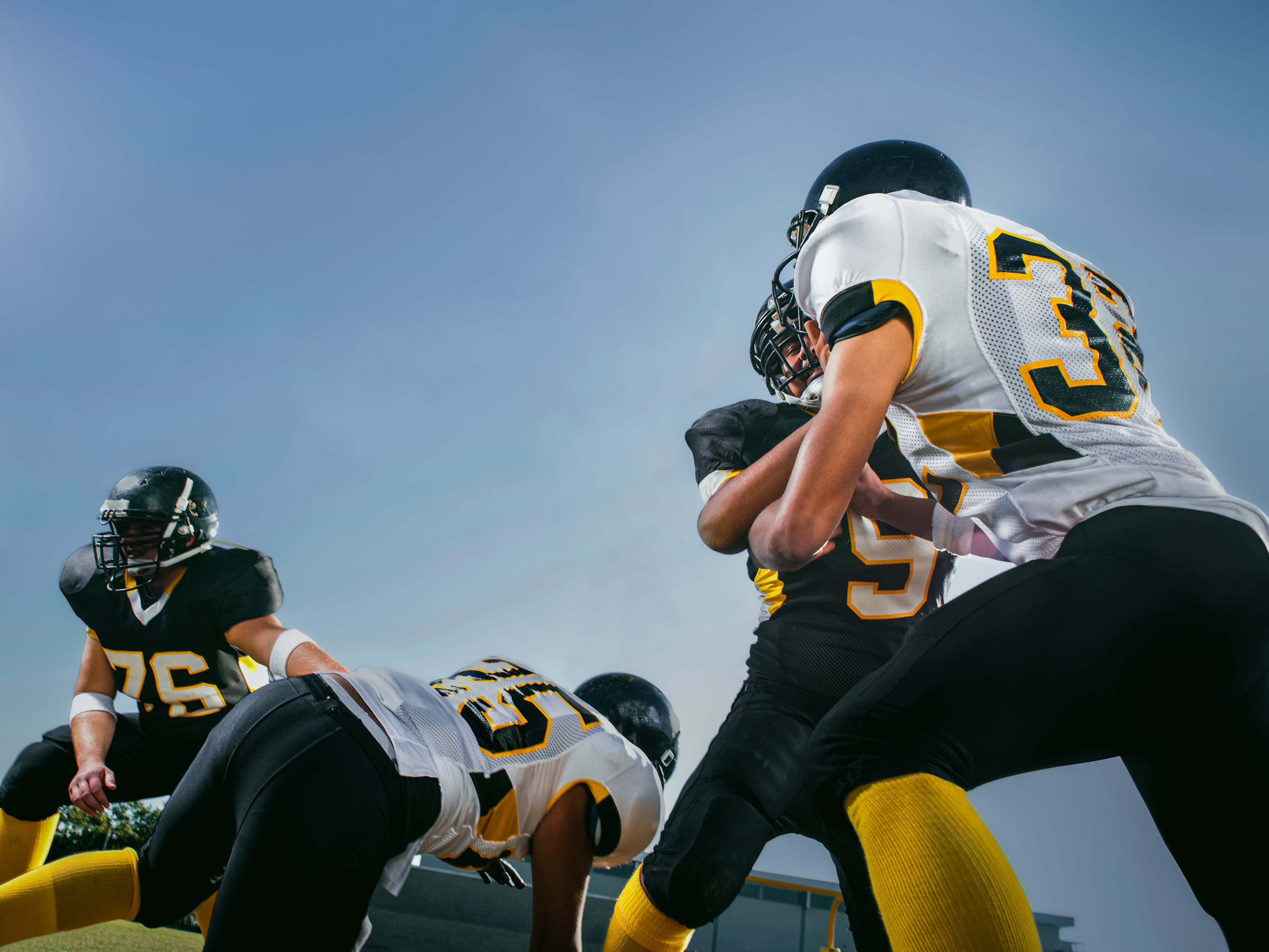 Generic football game imagery 