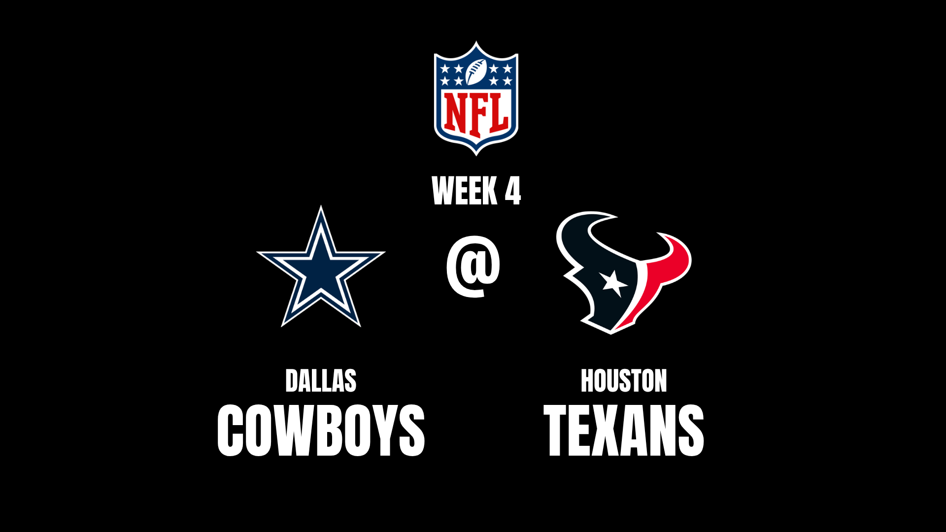Cowboys vs. Texans Odds, Spreads, and Lines