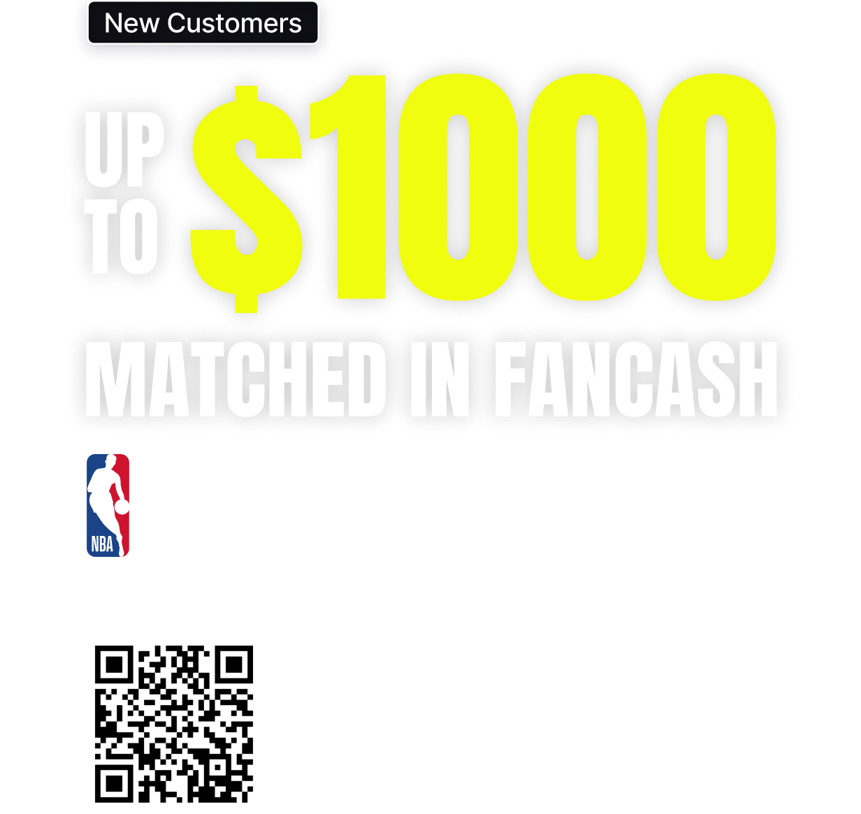 New customers, get up to $1000 matched in FanCash