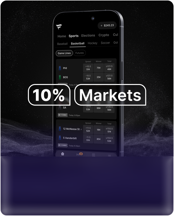 Fanatics Sportsbook mobile app displaying betting markets, game lines, and live odds