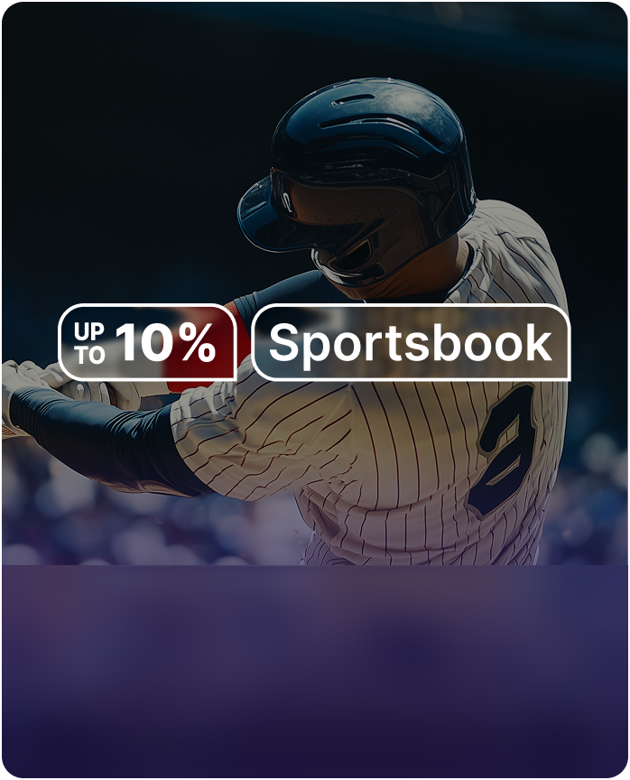 Baseball player swinging a bat representing earning FanCash rewards through Fanatics Sportsbook betting activity.
