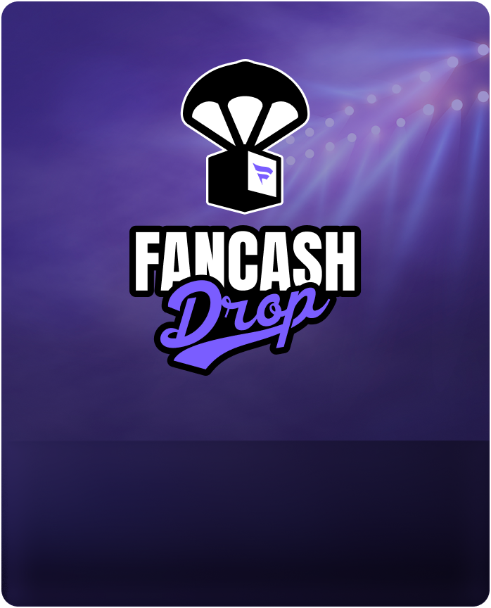 FanCash Drops promotional graphic highlighting bonus FanCash reward opportunities and exclusive giveaways.