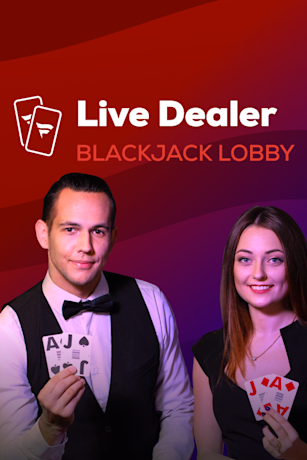 Fanatics Casino live dealer blackjack lobby with male and female dealers