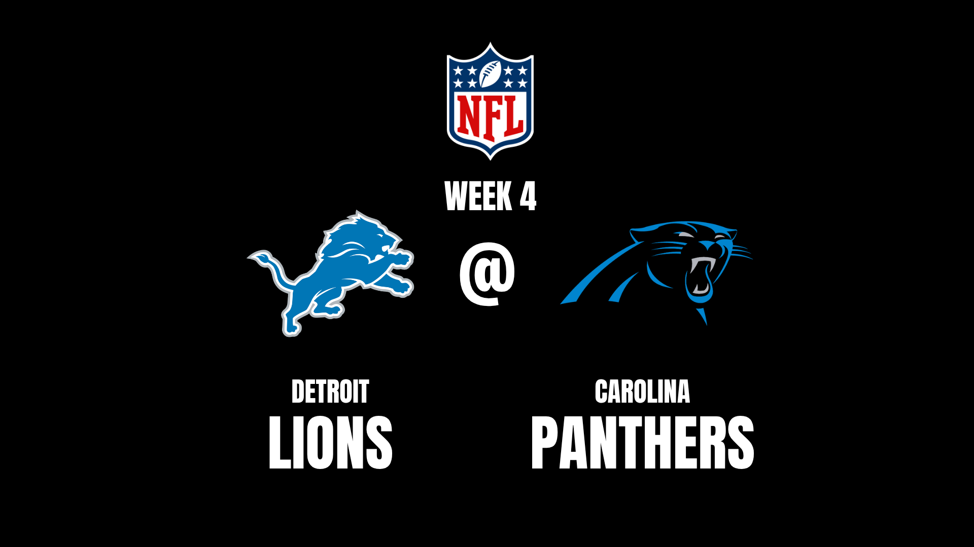 Lions vs. Panthers Odds, Spreads, and Lines