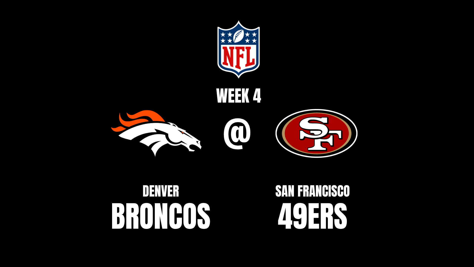 Broncos vs. 49ers Odds, Spreads, and Lines
