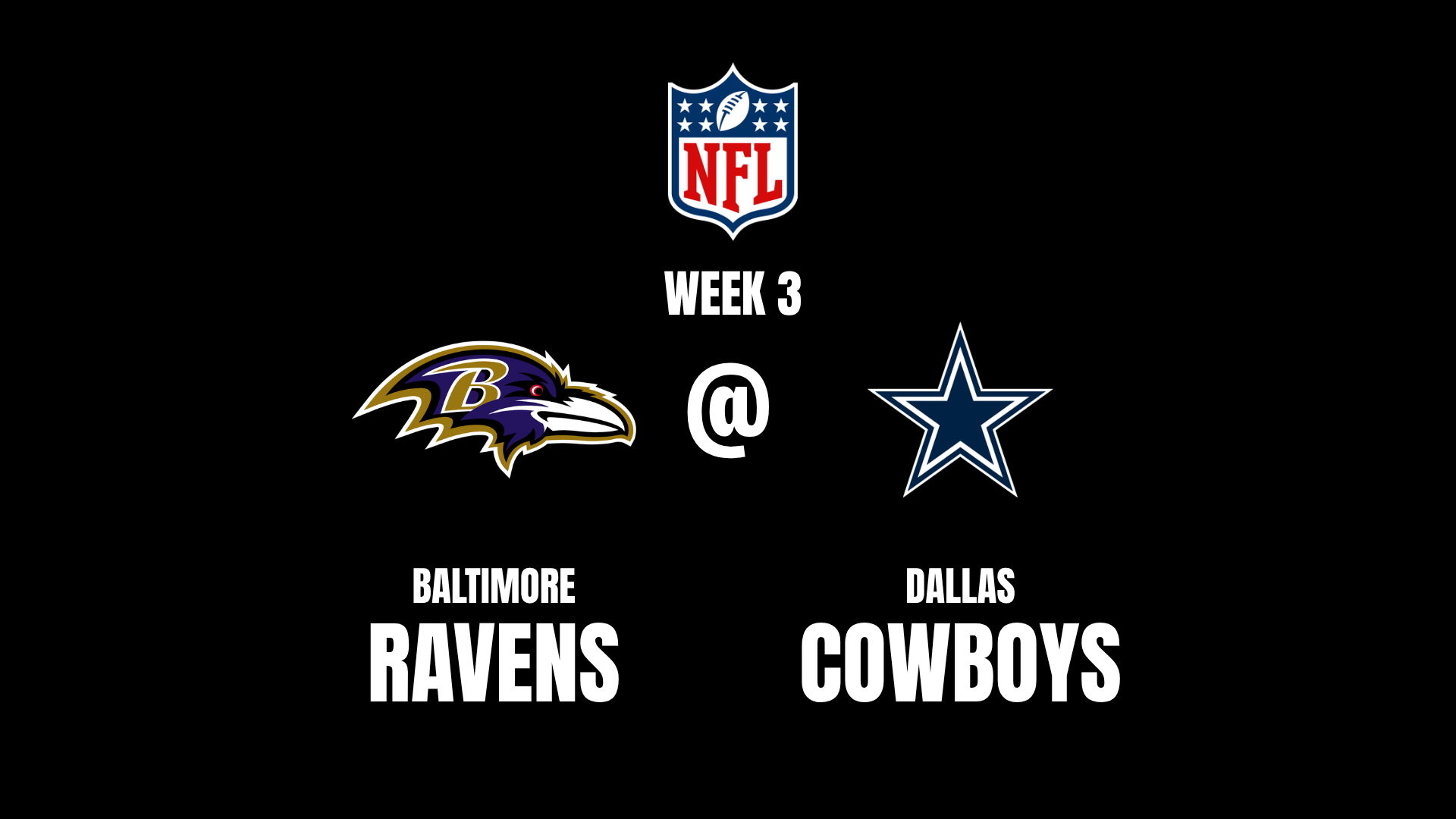 Ravens vs. Cowboys Odds, Spreads, and Lines