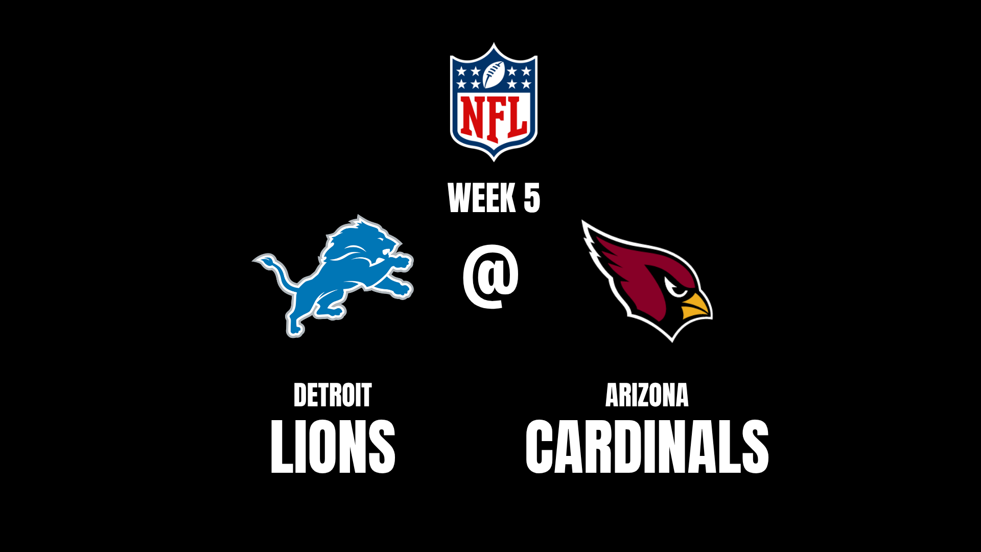 Lions vs. Cardinals Odds, Spreads, and Lines
