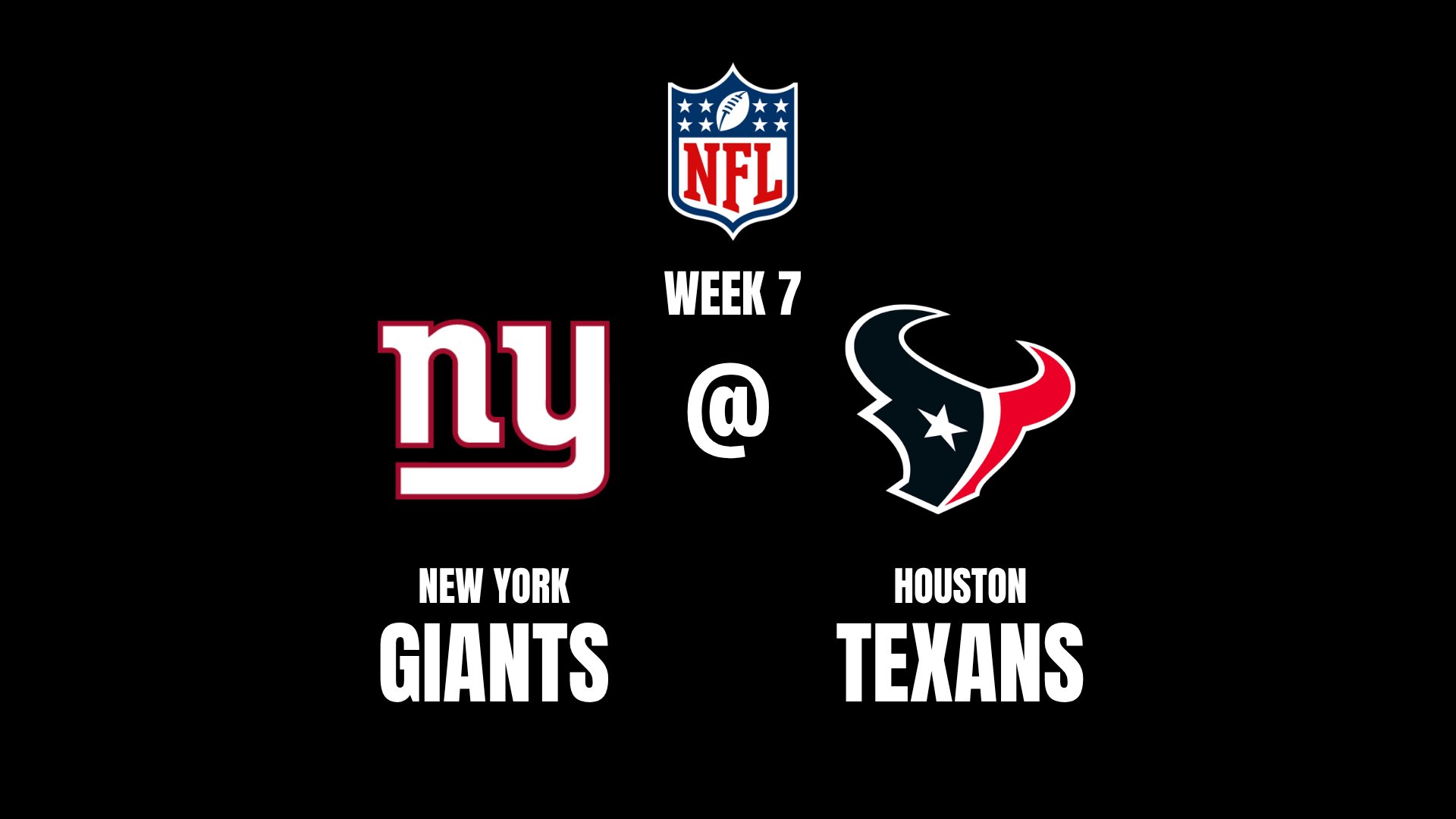 Giants vs. Texans Odds, Spreads, and Lines