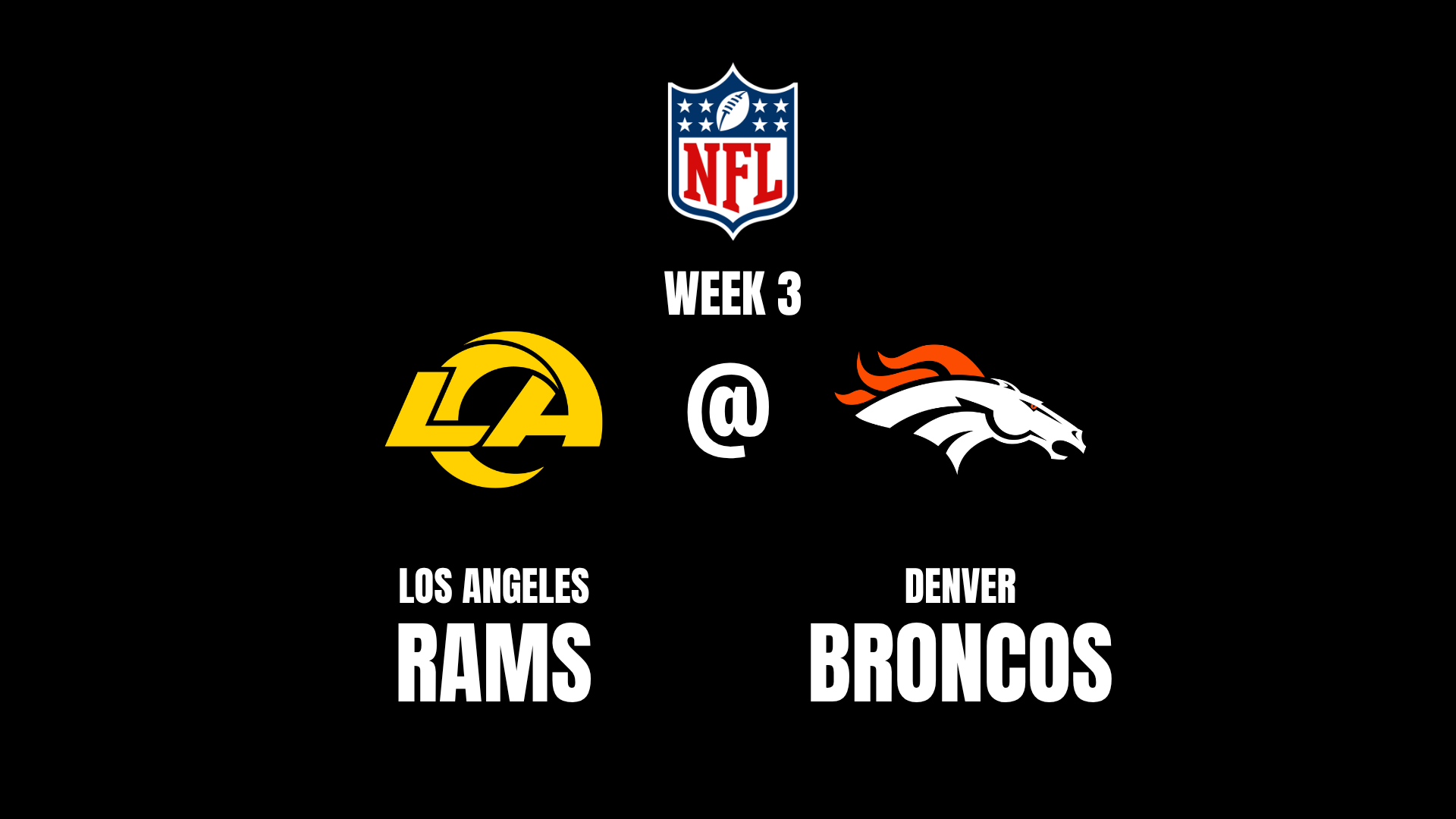 Rams vs. Broncos Odds, Spreads, and Lines
