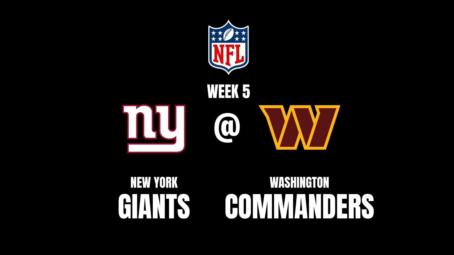 Giants vs. Commanders Odds, Spreads, and Lines