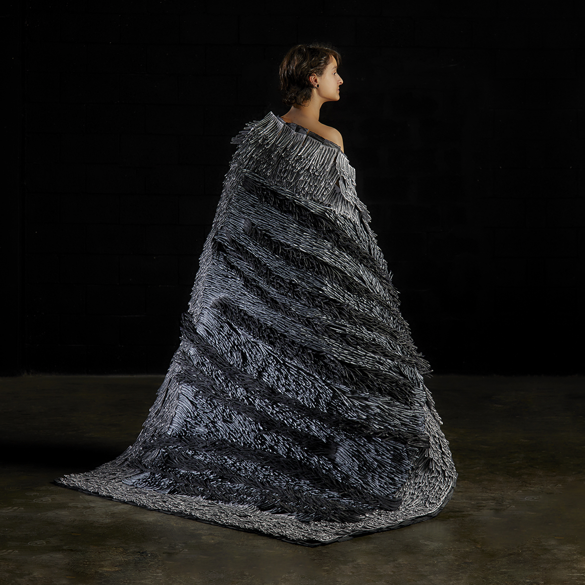 contemporary paper art carpet, contemporary paper artist Bianca Severijns