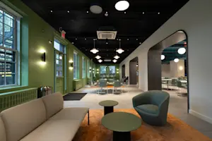 Hudson Yards Campus - Dining and Basement Lounge Area