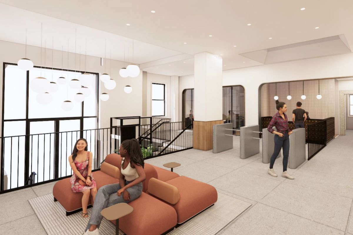 Hudson Yards Campus - Lobby (Work is in progress. Rendering only, finished design may vary.)