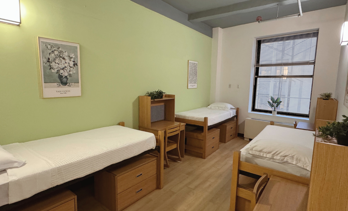 55 John Street - Triple Room Example - View 2 (Three Person Occupancy)