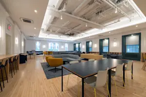 Hudson Yards Campus - Main Floor Lounge and Work Area