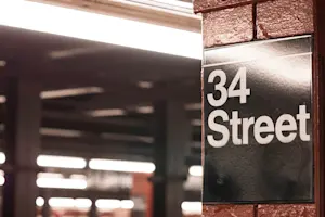 34 Street train station - A, B and C line (subway stop under the residence) - 1, 2 and 3 lines (2 minute walk to the New Yorker Residence)