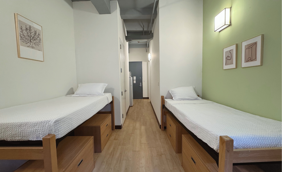 55 John Street - Double Room Example - View 1 (Two Person Occupancy)