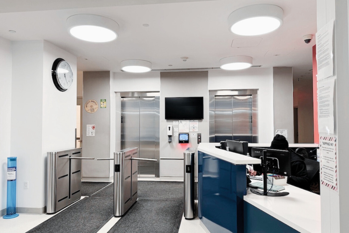 301 First - Entrance with 24/7 Security Guard 