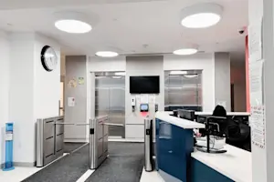 301 First - Entrance with 24/7 Security Guard 