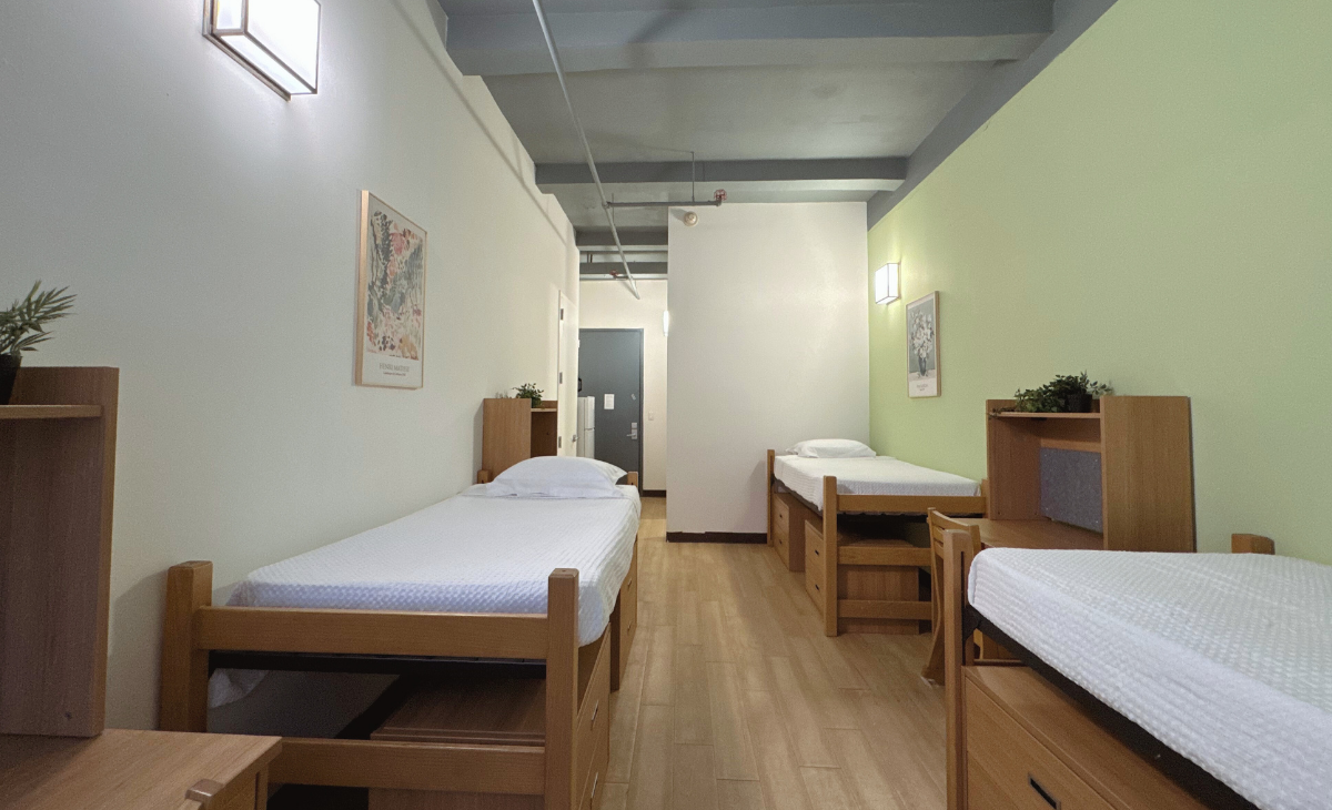 55 John Street - Triple Room Example - View 1 (Three Person Occupancy)