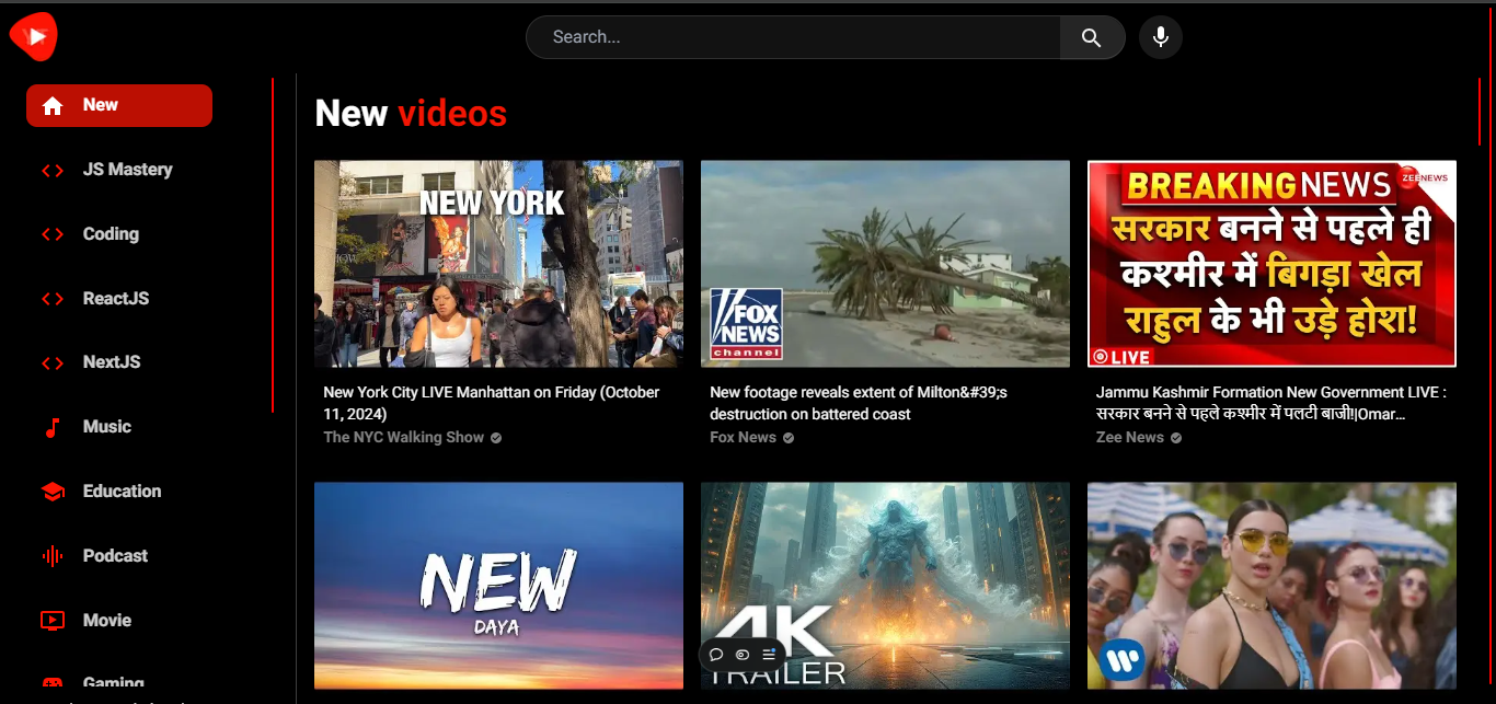 Youtube clone
