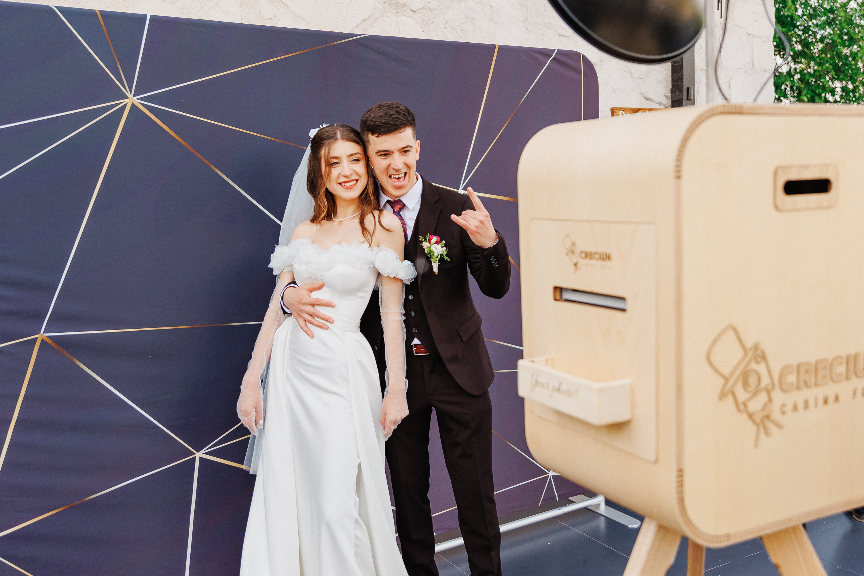 People posing during the event: Weddings