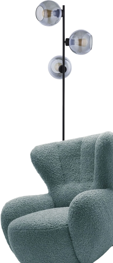 Grafika fotela z lampą