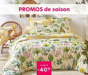 Promos de saison jusqu'à -40%