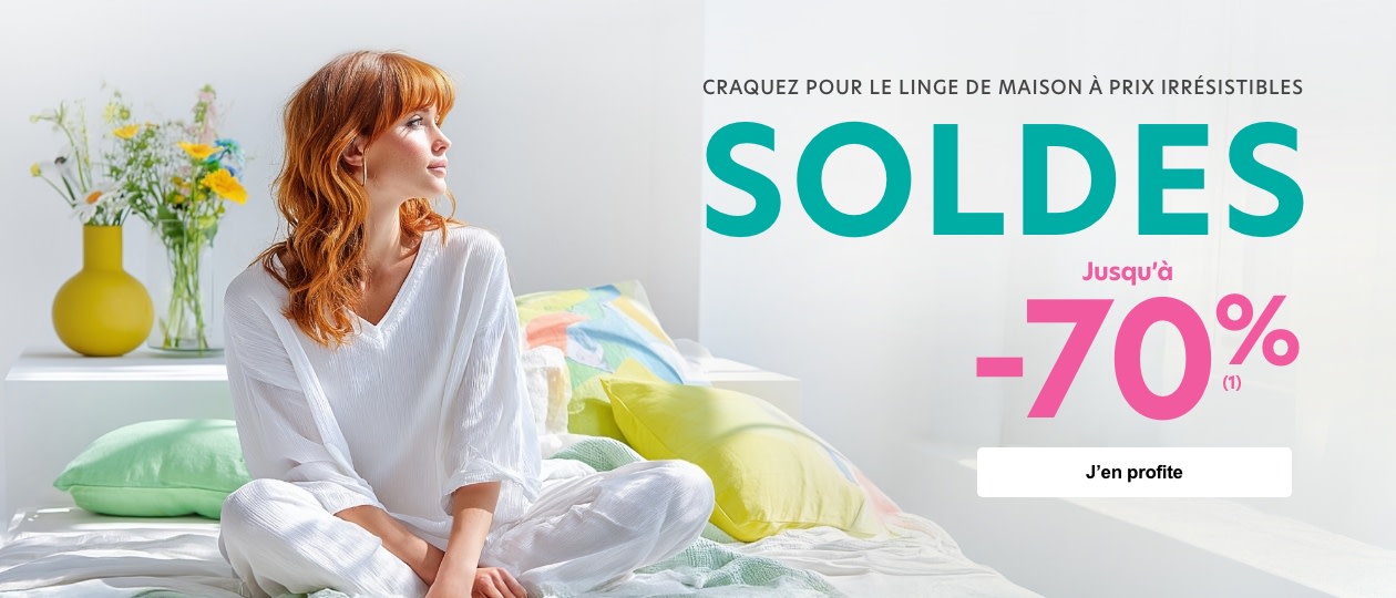 Les soldes jusqu'à -70% 