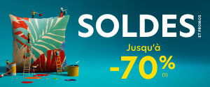 Soldes et Promos jusqu'à -70%