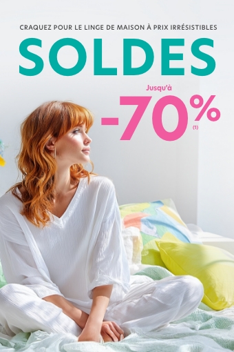 Les soldes jusqu'à -70% 